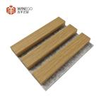 Modern Luxurious Wood Slat Acoustic Panel Elegant Veneer Finish For Studio