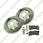 For Maserati Granturismo GT & Quattroporte Front Brake Pads & Rotors OEM 2315318