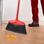 Home Kitchen Office Dust Push Broom Pet Hair Angled Sweeping Brush
