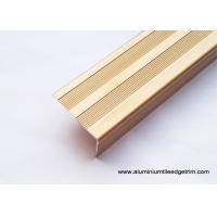 Buy cheap Anti Slip Aluminium Stair Step Edge Nosing Angle Shaped 33 mm x 20 mm product