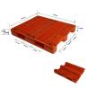 Buy cheap 1000*1200mm Red Plastic Pallets Nestable Plastic Floor Pallet from wholesalers