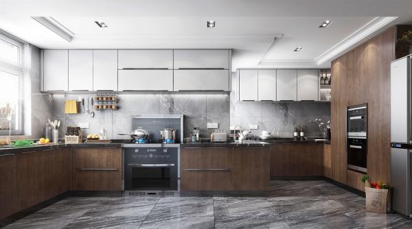 Buy cheap Typical Shaker Door Flat Pack Kitchen Cabinets With Overhang Island Design from wholesalers