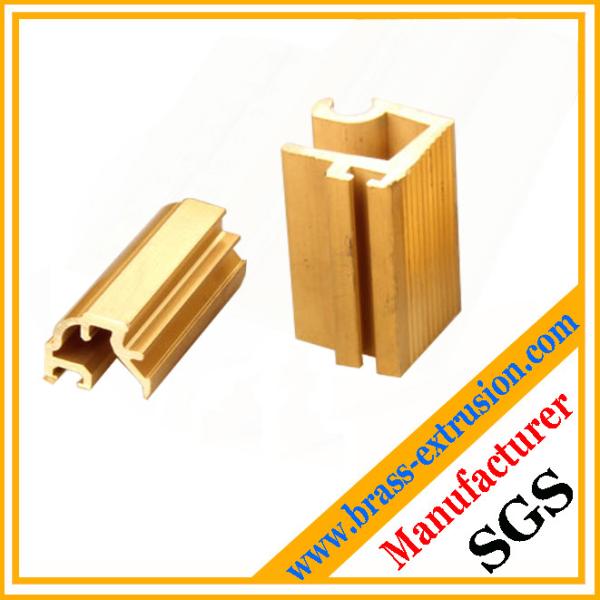 Buy cheap decoration material brass alloy extrusion section from wholesalers
