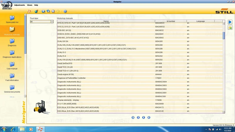 Forklift Diagnostic Tool V8.21 for Still CANBOX 50983605400 for Still CANBOX USB Interface Diagnostic Scanner