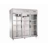 Buy cheap Air Cooling 650W 3 Door Upright Glass Door Chiller from wholesalers