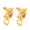 Buy cheap Fashion gold plate stud earrings rabbit shaped earring for women from wholesalers