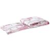Buy cheap White And Pink Printed Quilt Set 100 Percents Cotton For Household Bedroom from wholesalers