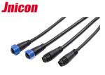 Buy cheap Male Female Waterproof Data Connector Outdoor Cable Welding IP67 Jnicon 3 Pin from wholesalers