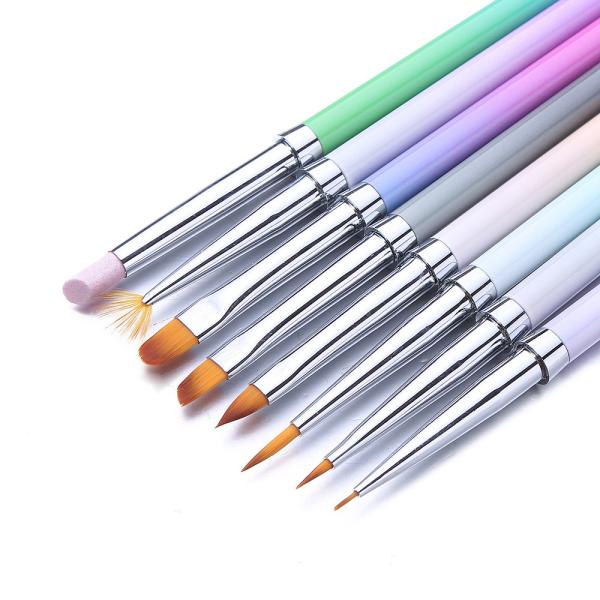 Buy cheap Nylon Hair Nail Glue Brush Art Fantastic Polish Nail Liner Pen from wholesalers