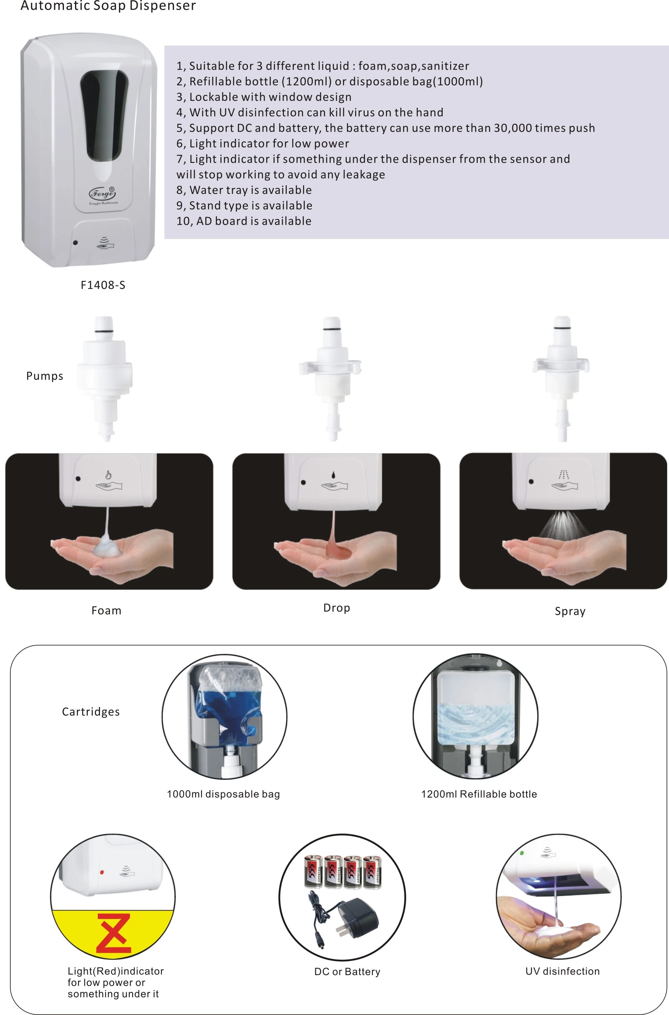 Automatic Hand Sanitizer Dispenser