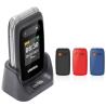 Buy cheap Speed Dial Flip Elderly Mobile Phones 1450mAh UNIWA V202T Blue Lightweight from wholesalers