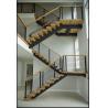 Buy cheap Metal Construction Floating Stair Railings Easy Installation for Home Office from wholesalers