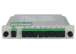 SC APC 1x8 Optical Fiber Splitter, cassette plc fiber optic splitter fTTH