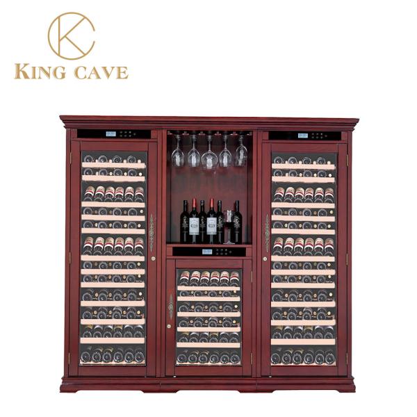 Buy cheap Temperature Control Professional Wooden Refrigerated Wine Cabinet from wholesalers