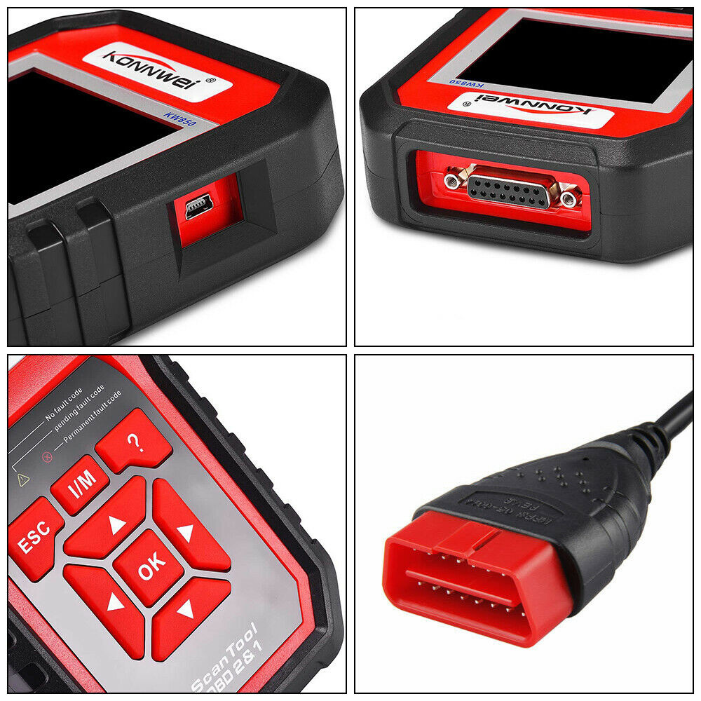 AUTEL ANCEL Launch Obd2 Diagnostic Tool 2.8 Inches TFT Screen For Battery Tester