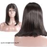 Buy cheap 10 Inch Glueless Straight Full Lace Human Hair Wigs With Baby Hair Short from wholesalers