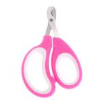 Pink Color Pet Nail Scissors , Pet Pedicure Nail Grinder Ergonomic Design