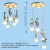 Buy cheap Children bedroom chandeliers modern ins merry-go-round boy girl room chandelier(WH-MA-136) from wholesalers
