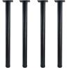 Buy cheap 220LBS Modern Metal Table Legs 28 Inch Adjustable Table Legs Set Of 4 from wholesalers