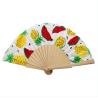 Buy cheap Technique Painted Wood Hand Fan Customized Design for Gift Museum Souvenir White Color from wholesalers