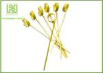 80mm Bamboo BBQ Sticks Bamboo For Cooking Fruit Kabobs Skewers Odorless