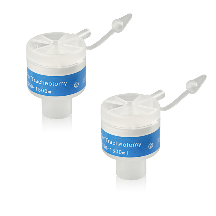 Tracheal Tracheostomy Hme Filter Infusion Accessories With Oxygen Tube Connector