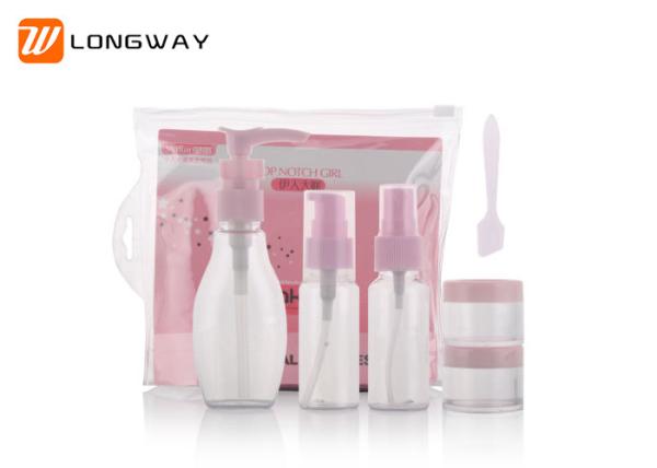 Buy cheap Personal Care Pink Jar Mini Travel Cosmetic Bottles Set Empty Travel Size Cosmetic Bottles from wholesalers