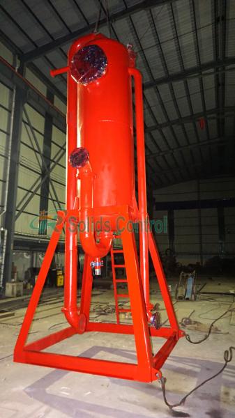 Buy cheap Oil Gas Drilling Mud Gas Separator Treat Gas Invade Mud DN100mm - DN200mm 180m3/H from wholesalers