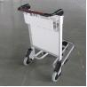 Buy cheap Metal Airport Baggage Trolley Hand Brake Airport Trolley Cart from wholesalers