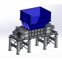 Buy cheap 90KW Kitchen Waste Shredder Machine Double Motor Drived RGD1200 product