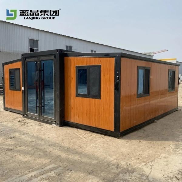 Buy cheap PVC Window Expandable Prefab Container House Earthquake Resistant Custom from wholesalers