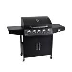 Propane Fuel Burners Barbecue Smoke Stove Rotisserie Chicken Food Truck Cart