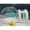 Buy cheap Outdoor Transparent bubble house with balloons Wedding Party bouncy bubble house from wholesalers