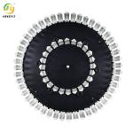 42 Inch Retractable Ceiling Crystal Fan Light LED With Remote Control