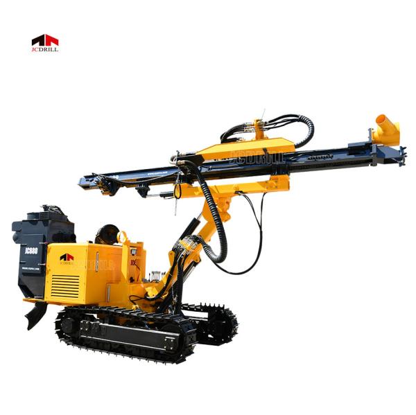 Buy cheap Hydraulic Dth Hammer Mining Drilling Rig Blast Hole Portable from wholesalers