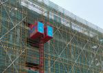 Rack & Pinion Construction Site Hoist / Heavy Duty Construction Material Lift