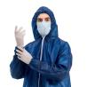 Buy cheap Dark Blue PP Type 6 Type 5 Disposable Overalls 20gsm-70gsm from wholesalers