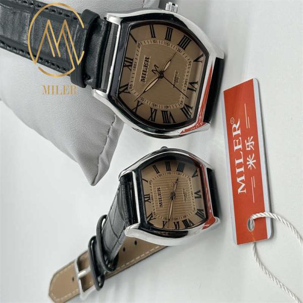 Buy cheap Supplier Upgrade Your Fashion Game With This Leather Strap Quartz Watch from wholesalers