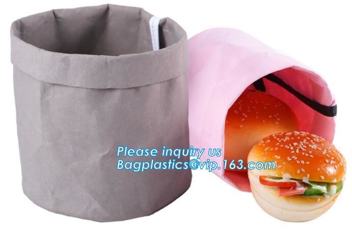 washable paper and tyvek foldable storage sack basket, tyvek bag waterproof storage container hamper baskets bagplastics