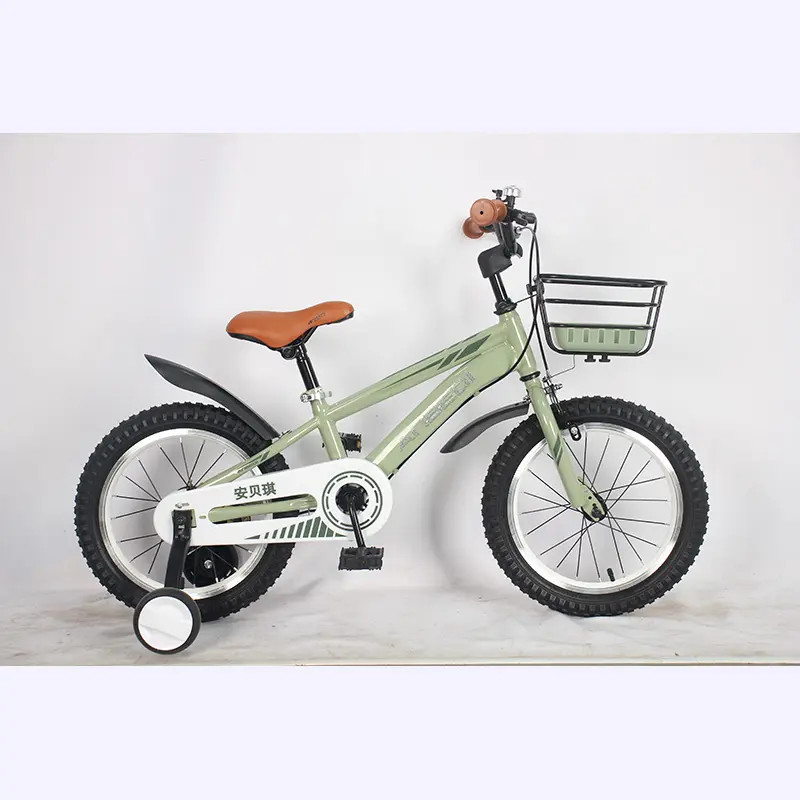 Single Speed Aluminum Alloy 16 Inch Pedal Bike With Training Wheels