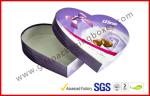 Heart-Shape Lecote Chocolate Gift Packaging Boxes With Food Grade Printing ,
