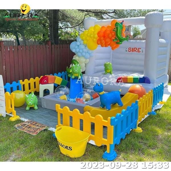 Buy cheap Children Indoor Soft Play Equipment With Blue Bounce House For Party Rental from wholesalers