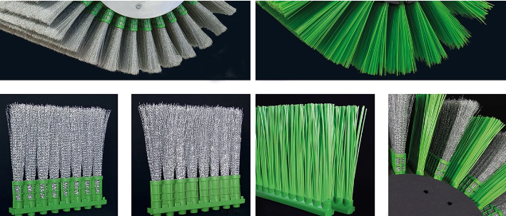 Polypropylene Wire Industrial Brushes Airport Runway For Street Cleaning Dusting