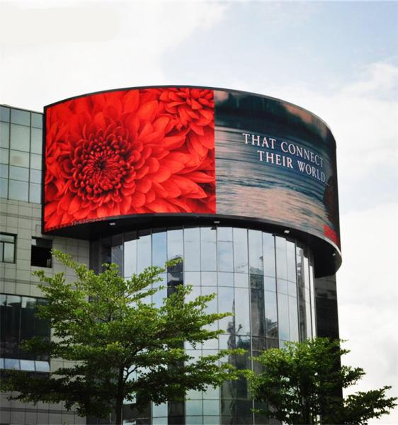 Buy cheap Waterproof P6 Outdoor Full Color LED Display Flexible Curved 4500 Nits from wholesalers