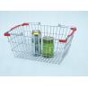 Buy cheap Chrome Plated Supermarket Wire Baskets Wire Shopping Basket For Grocery Store from wholesalers