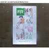Buy cheap 500*700mm silver aluminum advertising led snap light box with changable poster from wholesalers