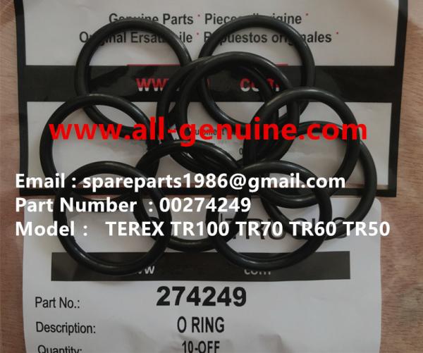 00274249 O RING TEREX NHL TR50 TR60 TR45 TR70 DUMP TRUCK GENUINE HAULER CUMMINS