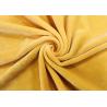 Buy cheap Dark Yellow Velvet Fabric Material 280GSM 92% Polyester Microfiber Velvet from wholesalers
