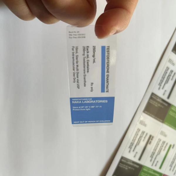 Buy cheap Clear Vial Labels For 10ml Oil Injection Glass Bottles from wholesalers