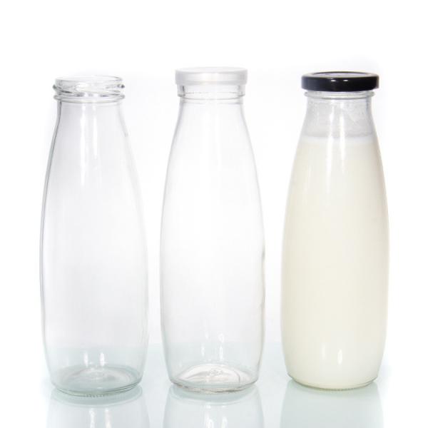 Buy cheap Glass Sauce 200ml 250ml Juice Milk Bottle With Screw Lid ODM from wholesalers